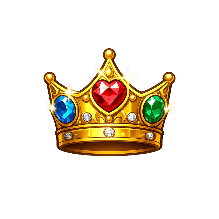 Round 2 jeweled crown